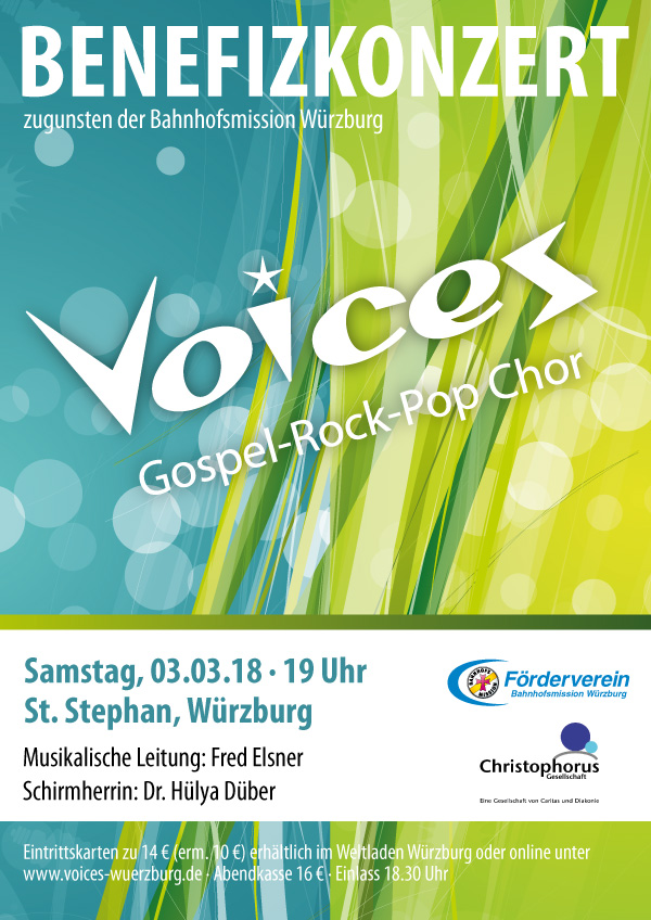 Kirchnkonzert mit Gospelchor Voices