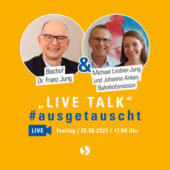 Talk: Bischof Jung zur Arbeit der Bahnhofsmission